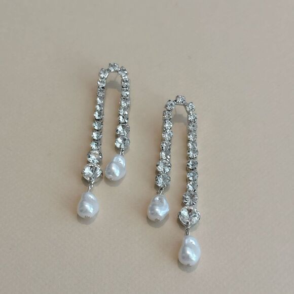 Crystal drop earrings N1277 - Picture 4 of 7